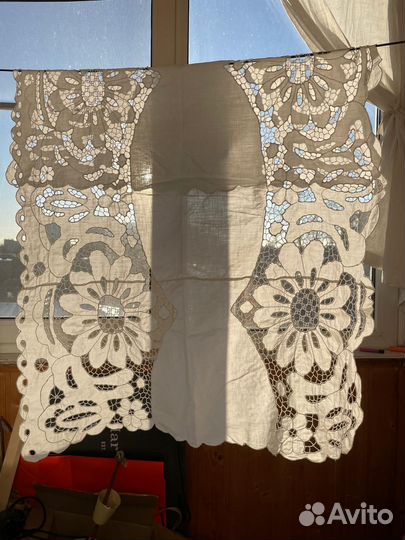 Скатерть СССР ришелье хлопок