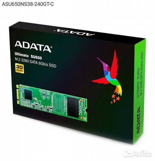 ASU650NS38-240GT-C, Диск SSD adata Ultimate SU650