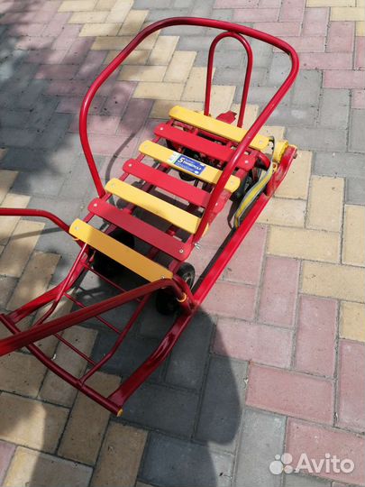 Детские санки коляска