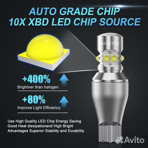 Led автомобильные лампочки w16w T 15