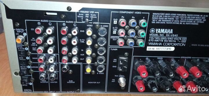 Yamaha RX-V540 Ресивер 6.1