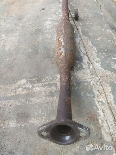 Труба выхлопная с резонатором(пламягаситель) Мазда