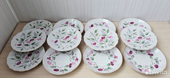 Сервиз Утро Слива - Лфз 1950-е гг