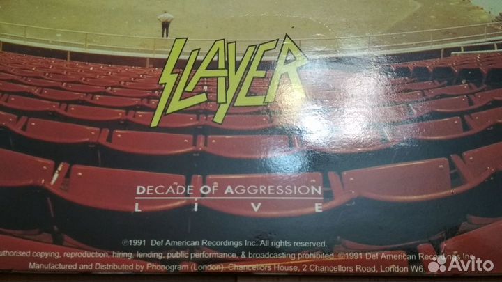 Slayer - Decade Of Aggression Live - 1991
