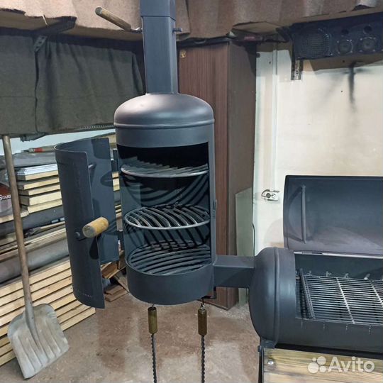 Мангал барбекю коптильня
