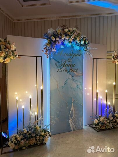 Декорации на свадьбу,оформление свадьбы,фотозона