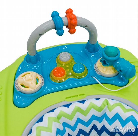 Детские ходунки Nuovita Chance Сине - зеленый