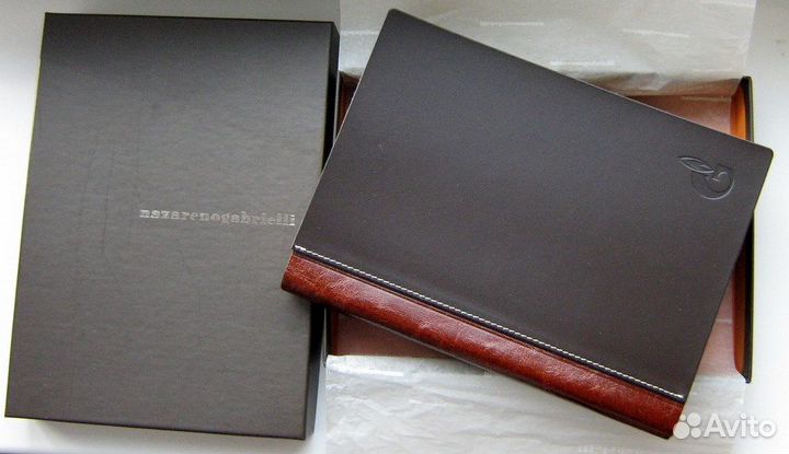 Ежедневник в кожаном переплете Италия