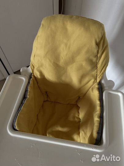 Стульчик для кормления IKEA с чехлом