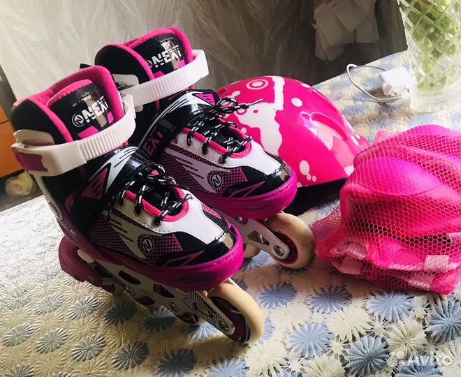 Роликовые коньки детские раздвижные