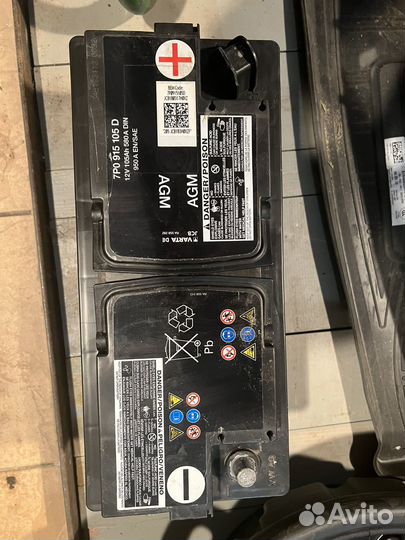 Аккумулятор VAG 105 А/ч с агм