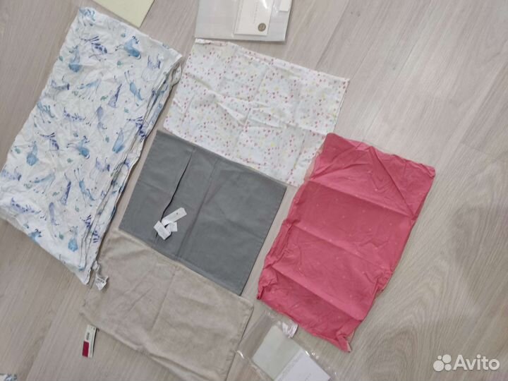 Zara home и zara kids новые наволочки, простынь