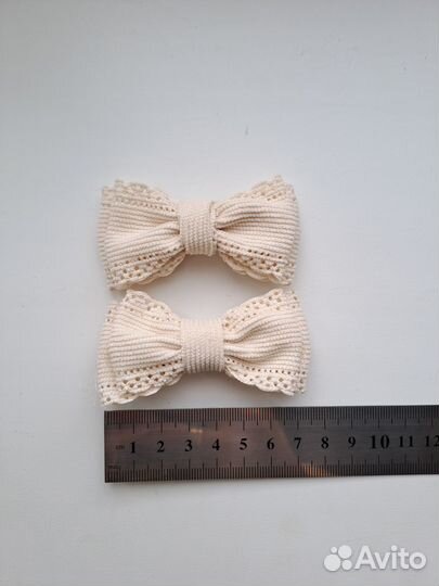 Бантики клик клак ручной работы