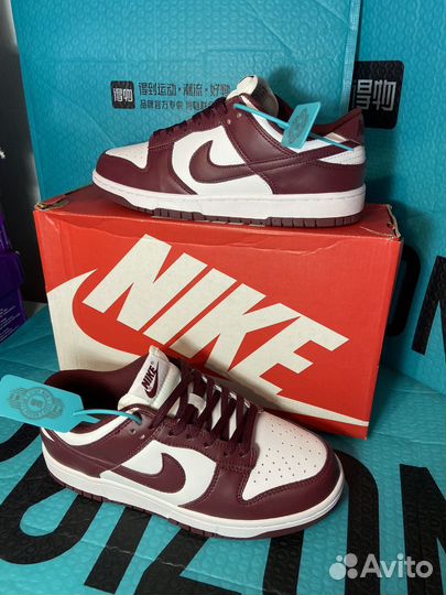 Кроссовки Nike Dunk Low Cherry Бордовые Оригинал