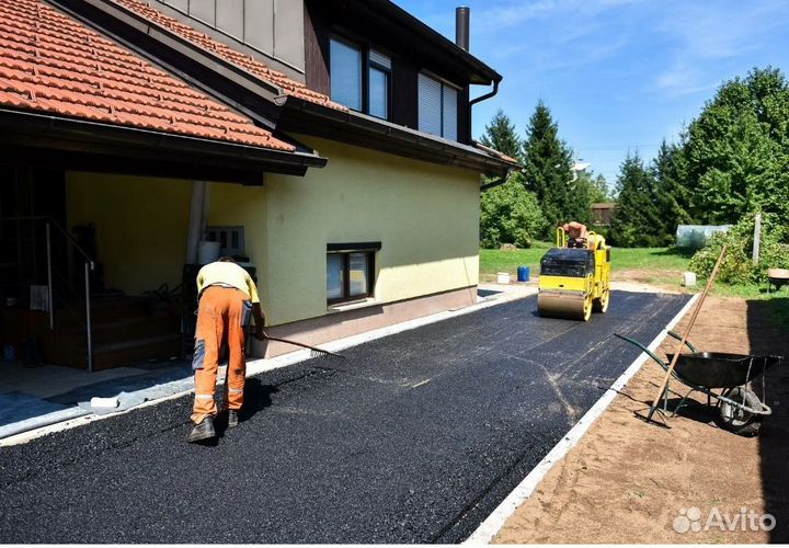 Асфальтирование дорог, благоустройство