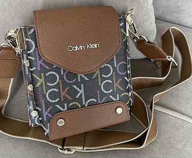 Сумка женская Calvin Klein Logo Crossbody Brown ор