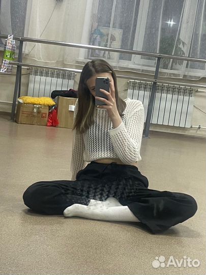 Кофта в сетку