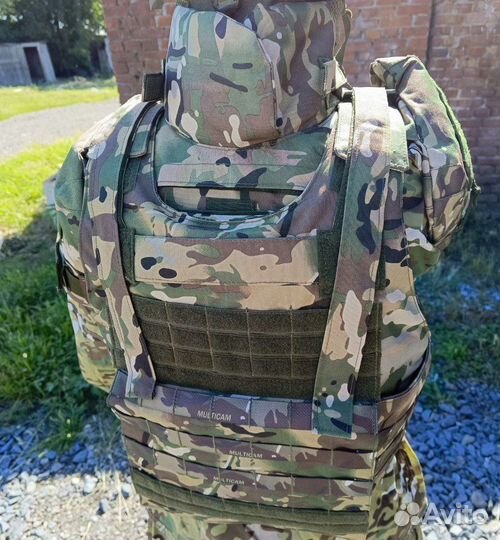 Бронежилет с увеличенной площадью защиты