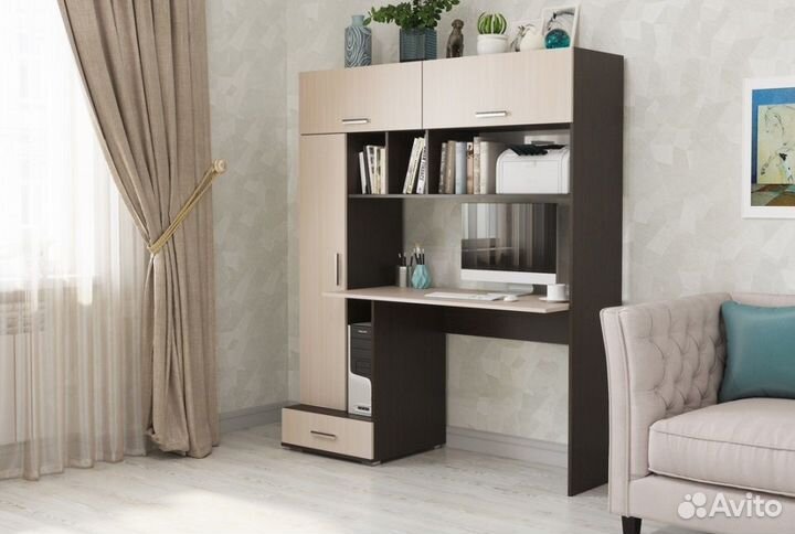 Стол компьютерный Венге/Дуб белфорд