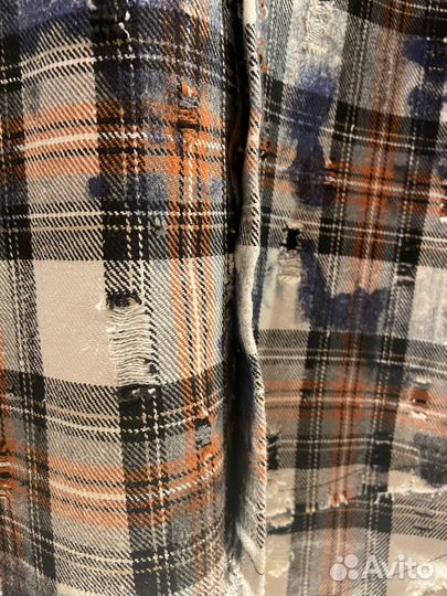 Рубашка рваная оверсайз Off Street