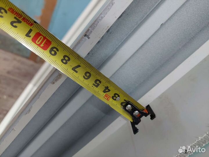 Окно большое алюминиевое 1 стекло