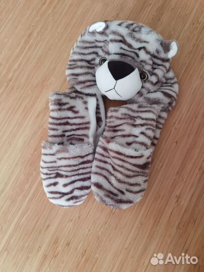 Шапка маска тигра