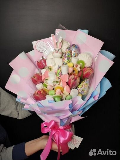 Съедобный букет, детский подарок, детский букет