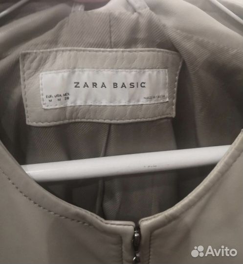 Куртка кожаная женская 44