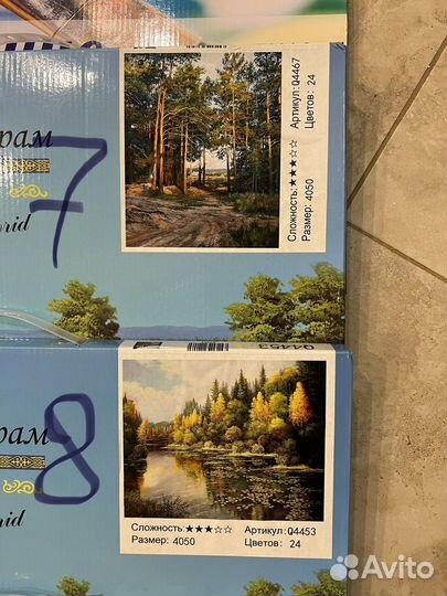 Картины по номерам новые