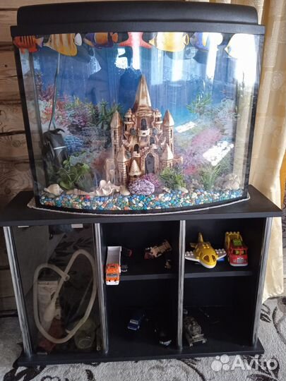 Аквариум с тумбой 110 литров