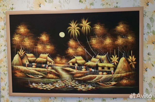 Картина маслом на холсте большая