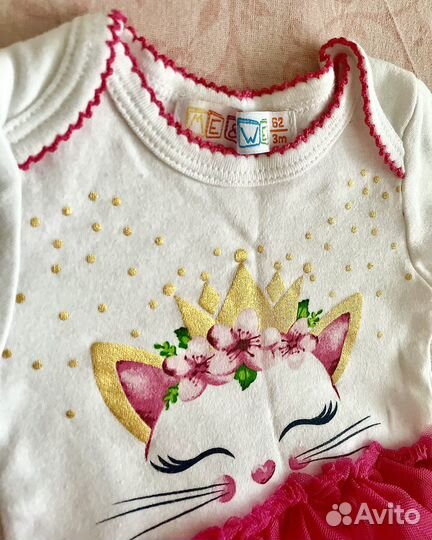 Платье боди для девочки 62