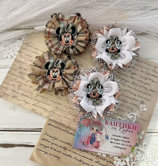 Бантики резинки/заколки