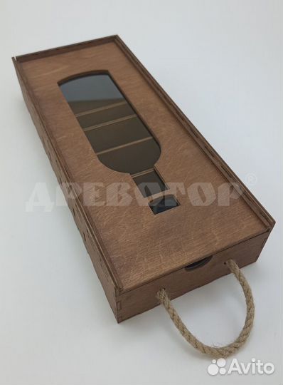 Коробка-пенал деревянная