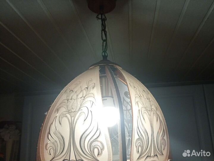 Светильник потолочный подвесной бу