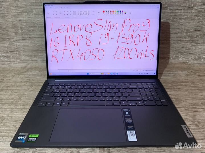 Lenovo Slim Pro 9 16IRP8 i9-13905H/RTX 4050