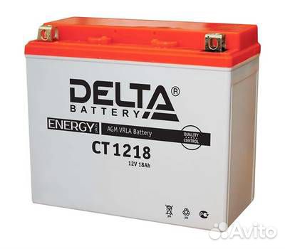 Аккумулятор CT 1218 18ач 12В delta