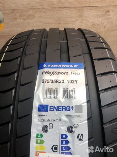 Triangle EffeXSport TH202 245/40 R20 и 275/35 R20 102Y