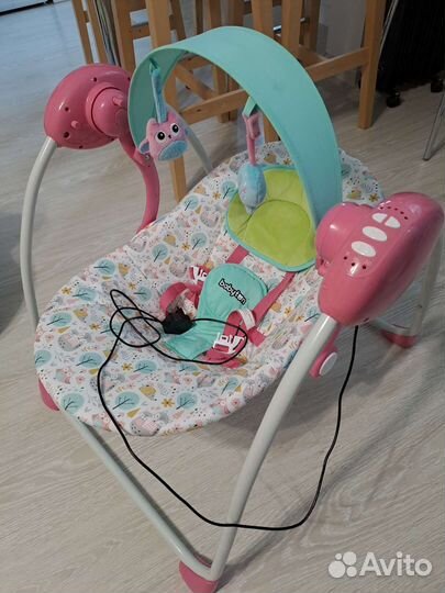 Детские электронные качели для новорожденных