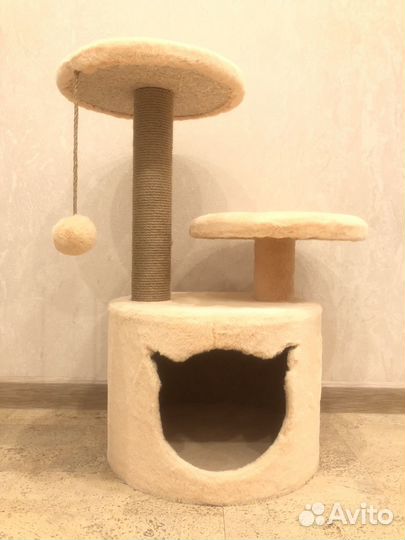 Домик для кошки с когтеточкой