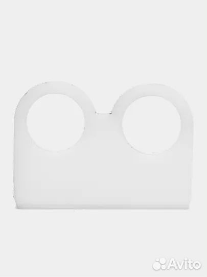 Держатель для датчика HC-SR04, белый пластик