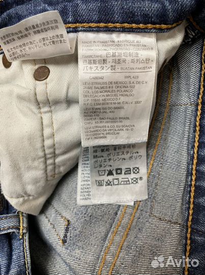 Джинсы мужские levis 511