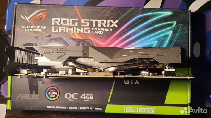 GeForce GTX 1650 super asus ROG Strix