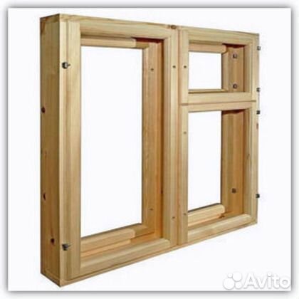 Оконные блоки деревянные двойные