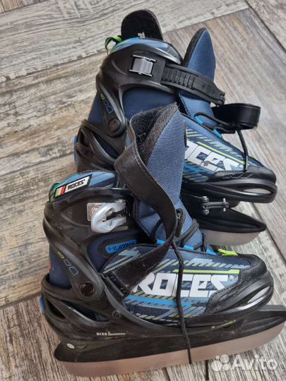 Коньки ледовые раздвижные Roces р. 36-41