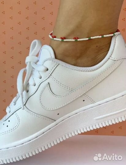 Анклет на ногу браслет из бисера