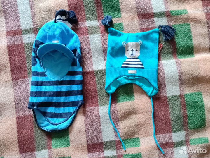 Новая шапка и шлем для мальчика весна-осень Ленне