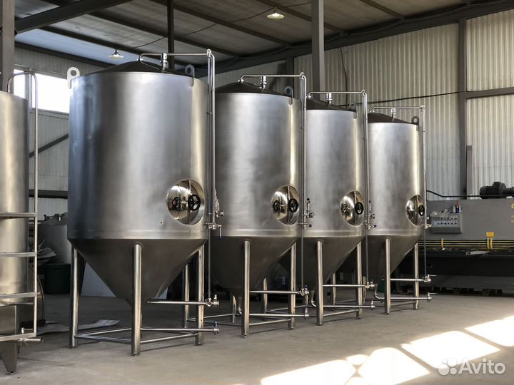 Цилиндроконический танк для пива, цкт пивзавод