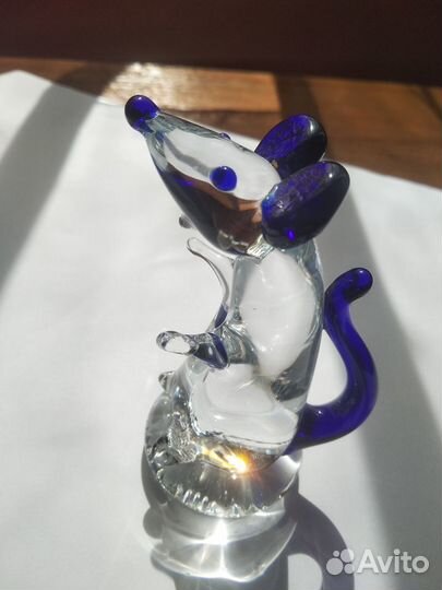 Мышка стеклянная