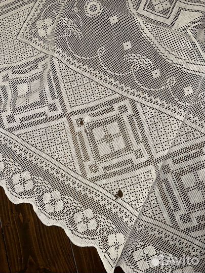 Скатерть кружево в реставрацию хлопок СССР